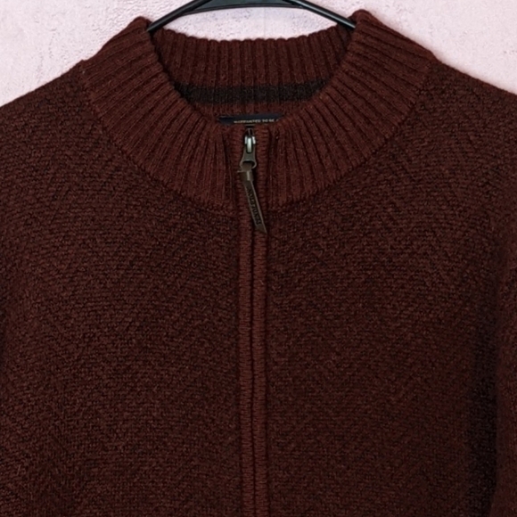 Pendleton 100% Washable Shetland Wool Full Zip Jacket size XL - Picture 2 of 7